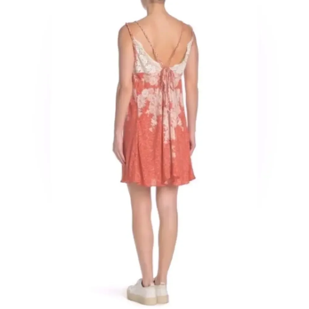 Free People Morning Sun Slip Mini Dress size Medium